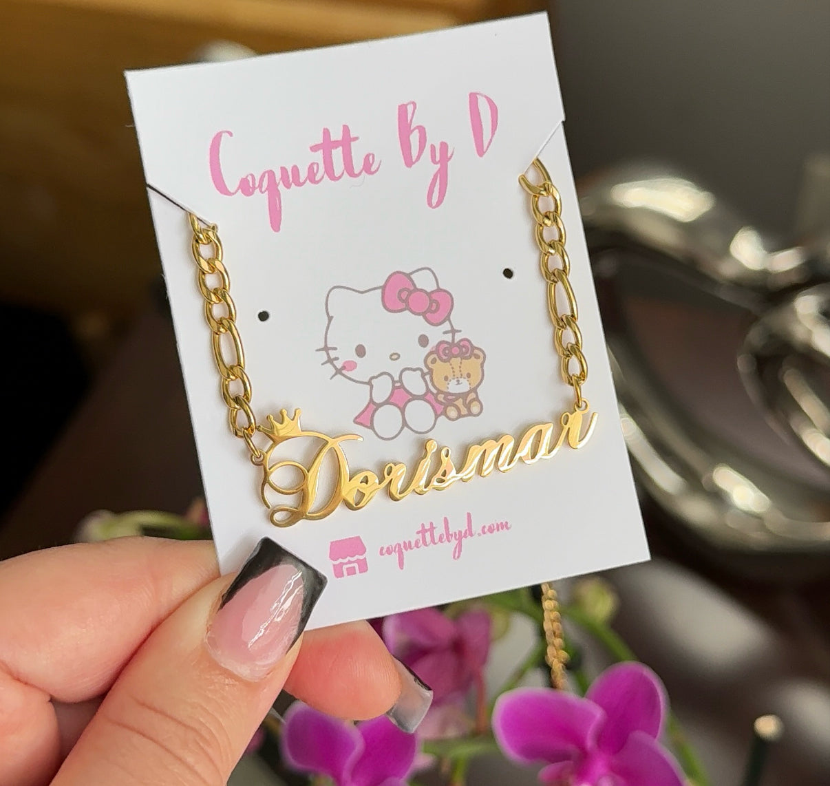 Crown Custom Name Necklace