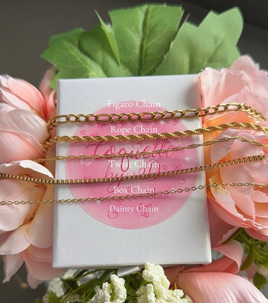 Angel Heart Name Necklace