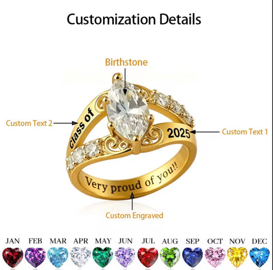 Classic Graduation Ring
