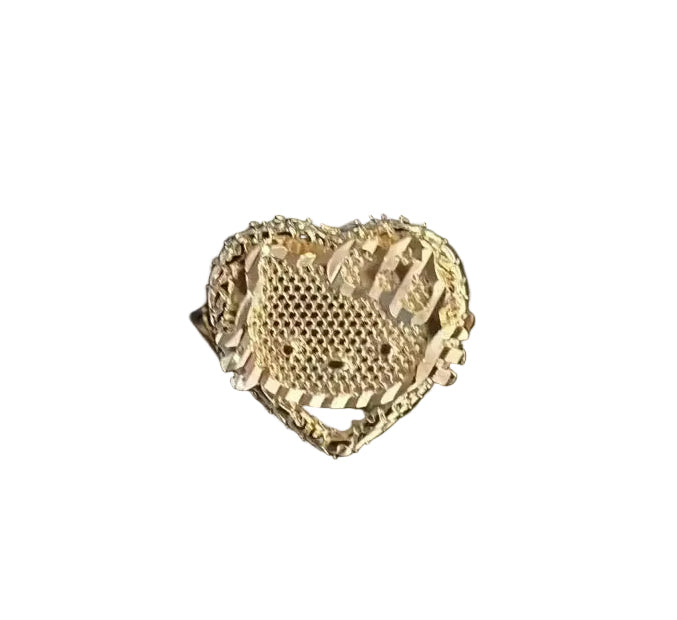 HK Heart Nugget 14k Gold Filled Ring