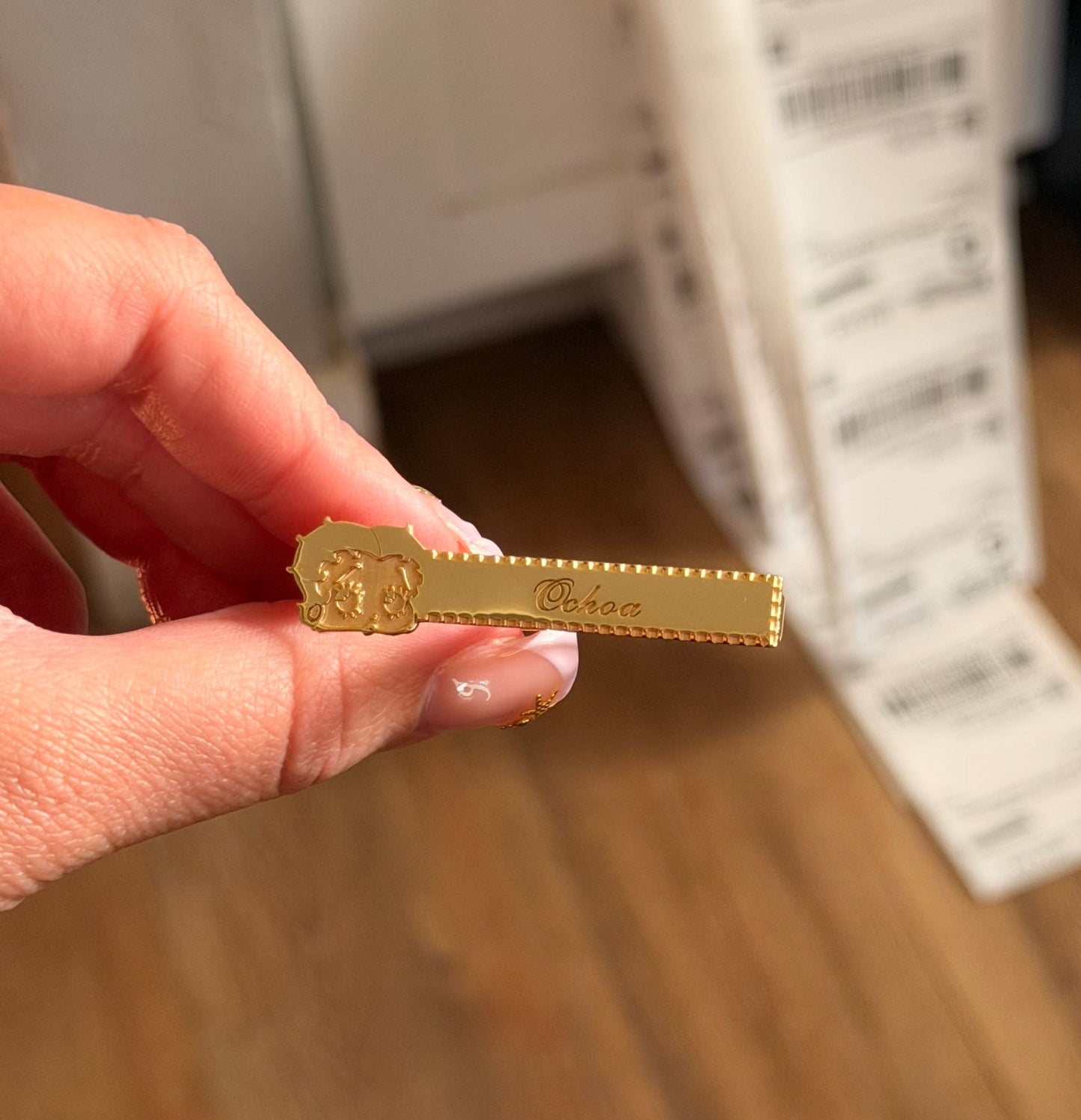 Betty Two Finger Name Ring