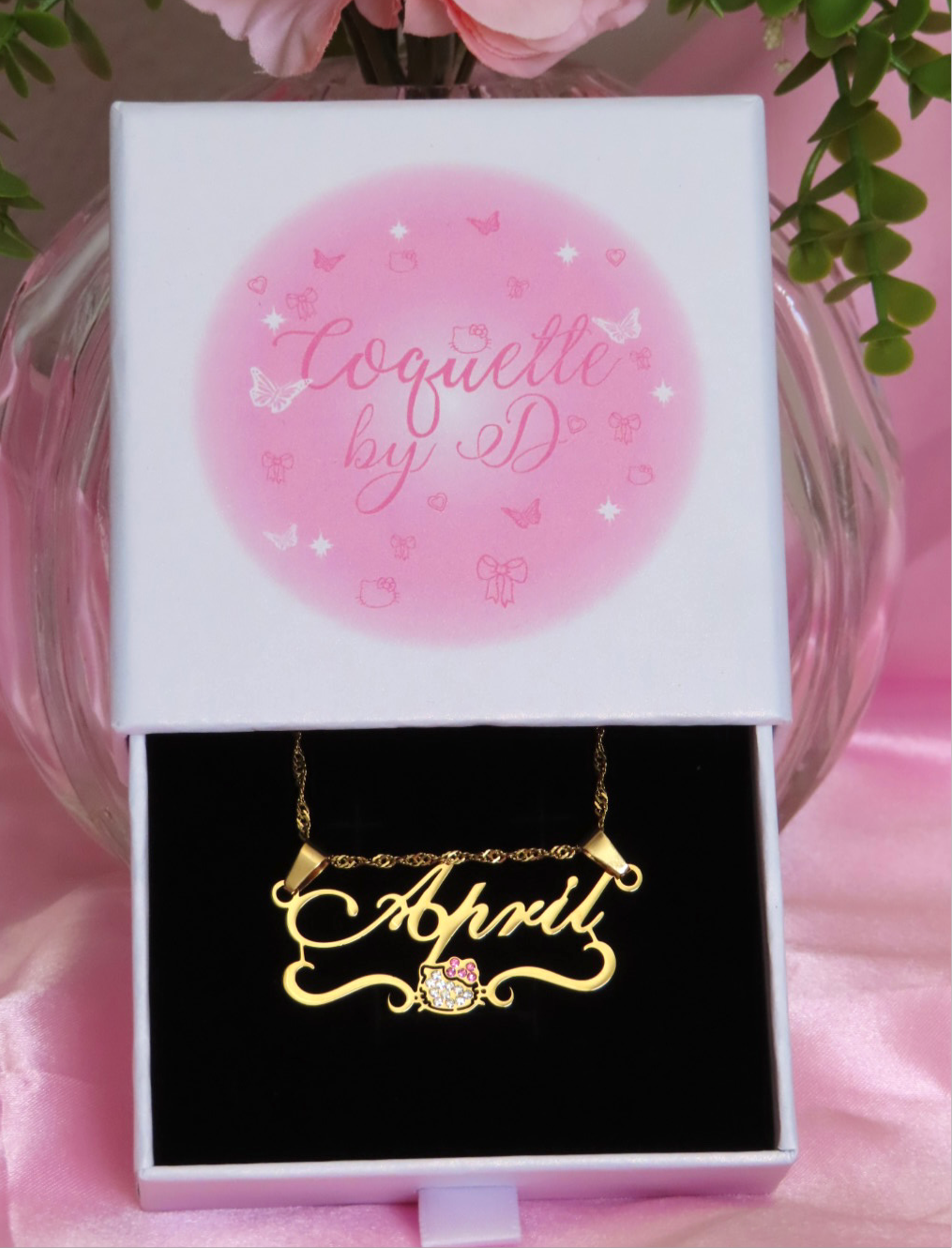 Detachable Hk Name Necklace Style No.2