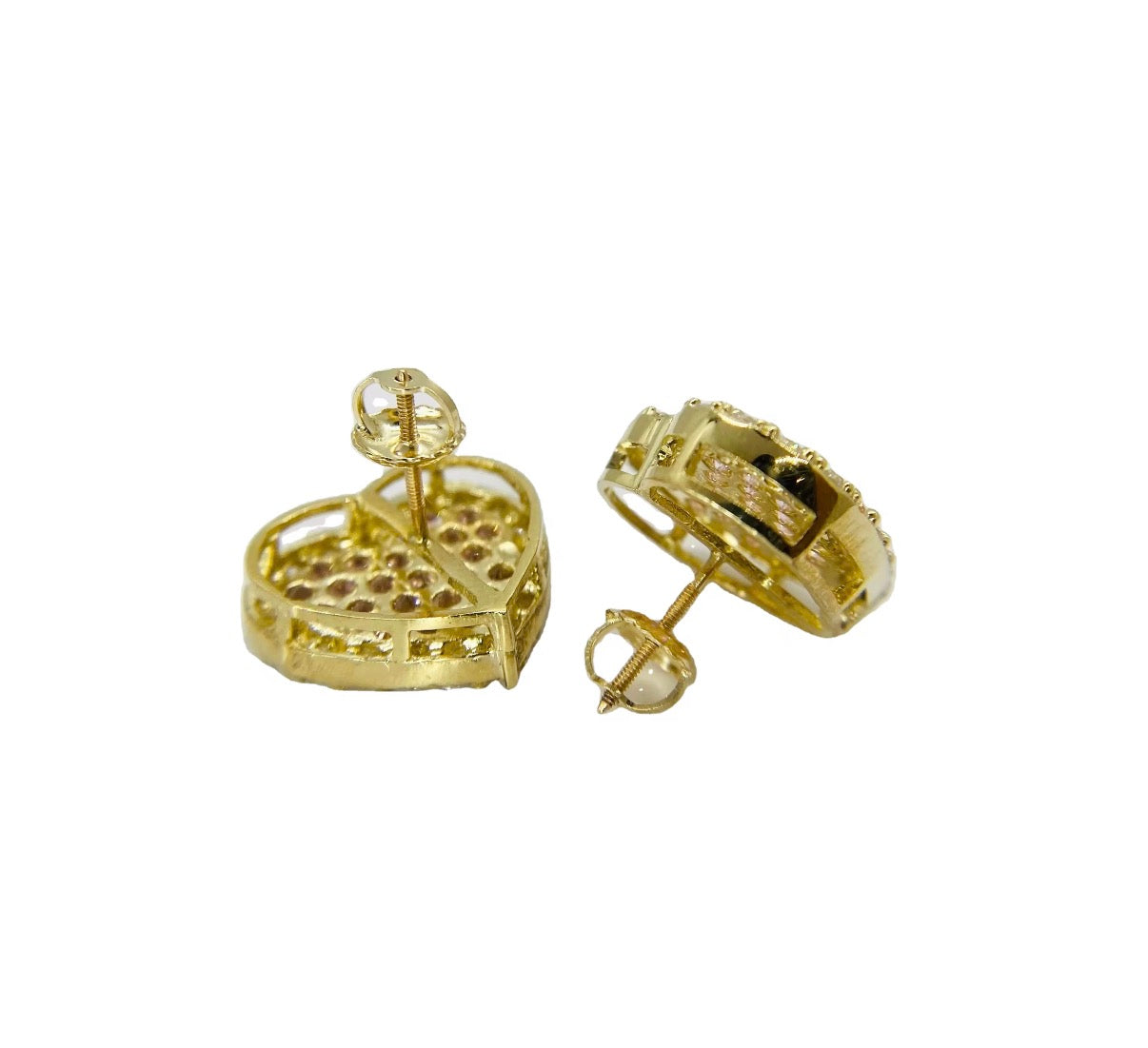 Heart Pink Rolex Earrings