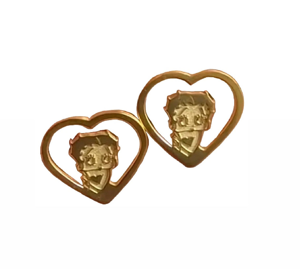 Heart Betty Earrings