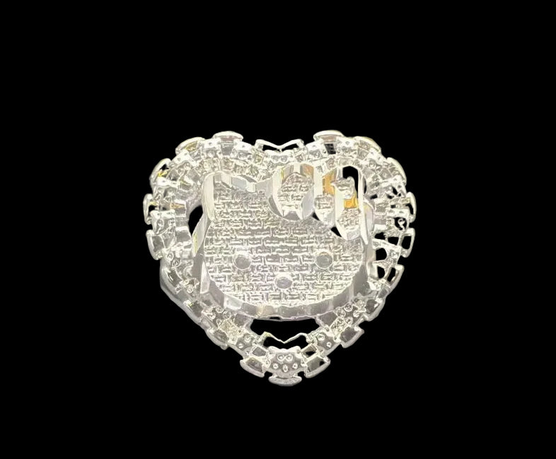 Heart Rolex Hk Ring Silver