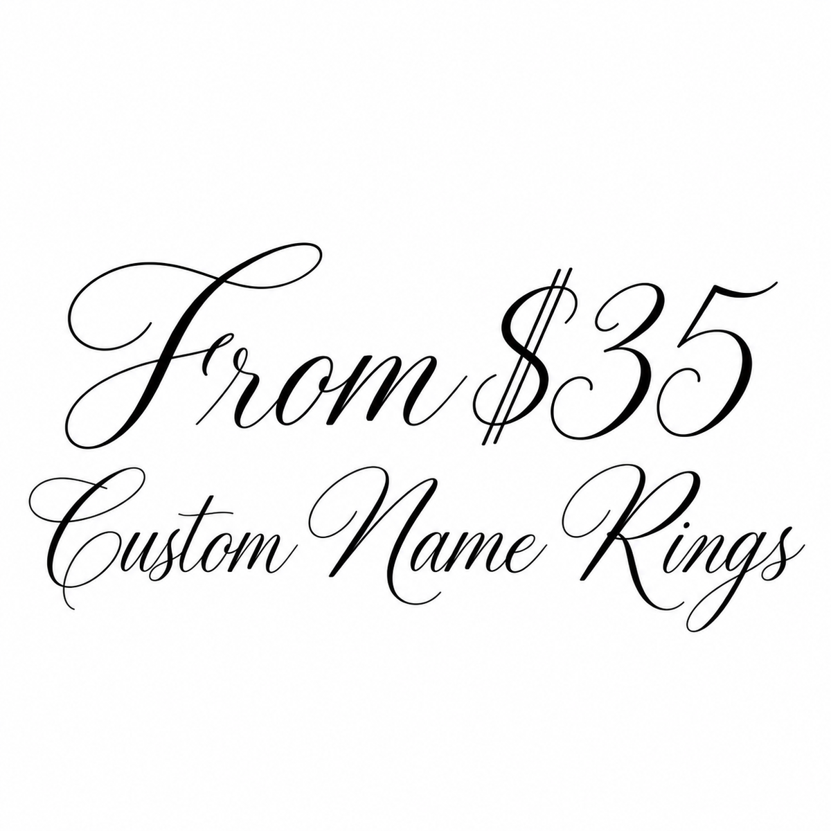 From $35 Gold Plated Rings