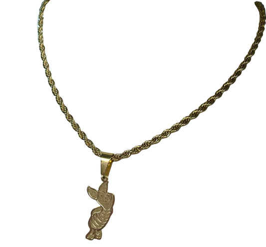 Piglet Pendant Necklace