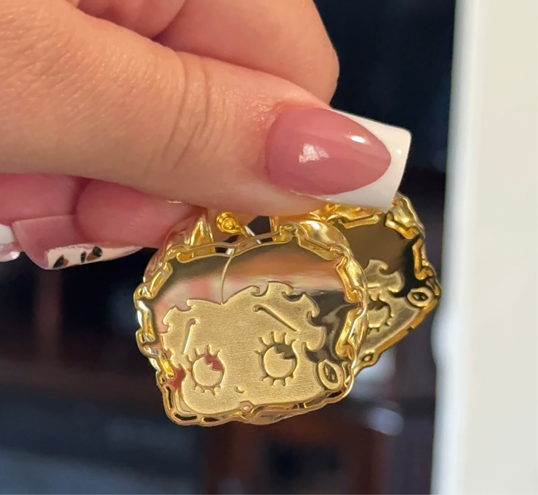 Betty Boop Hoop Earrings