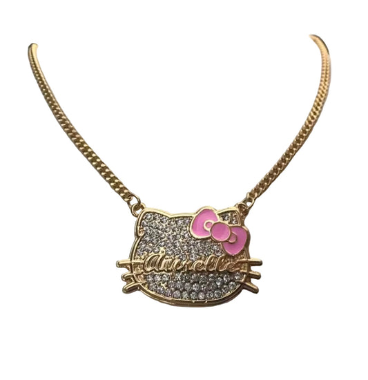 Bling Out Hk Name Necklace
