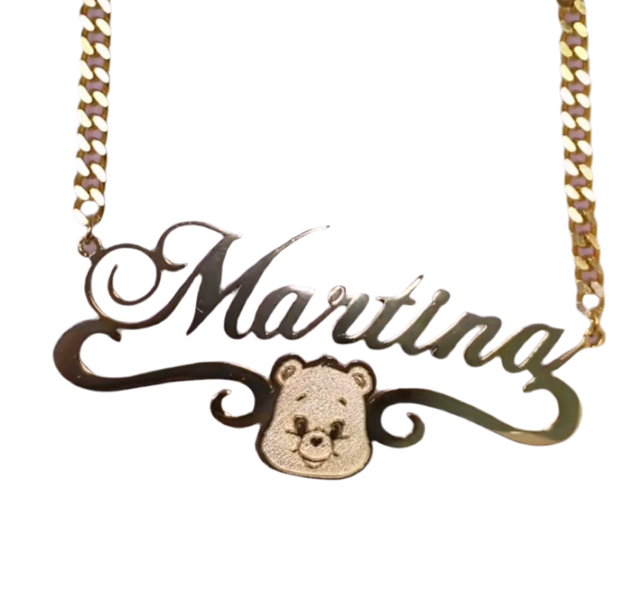 Care Bear Name Necklace