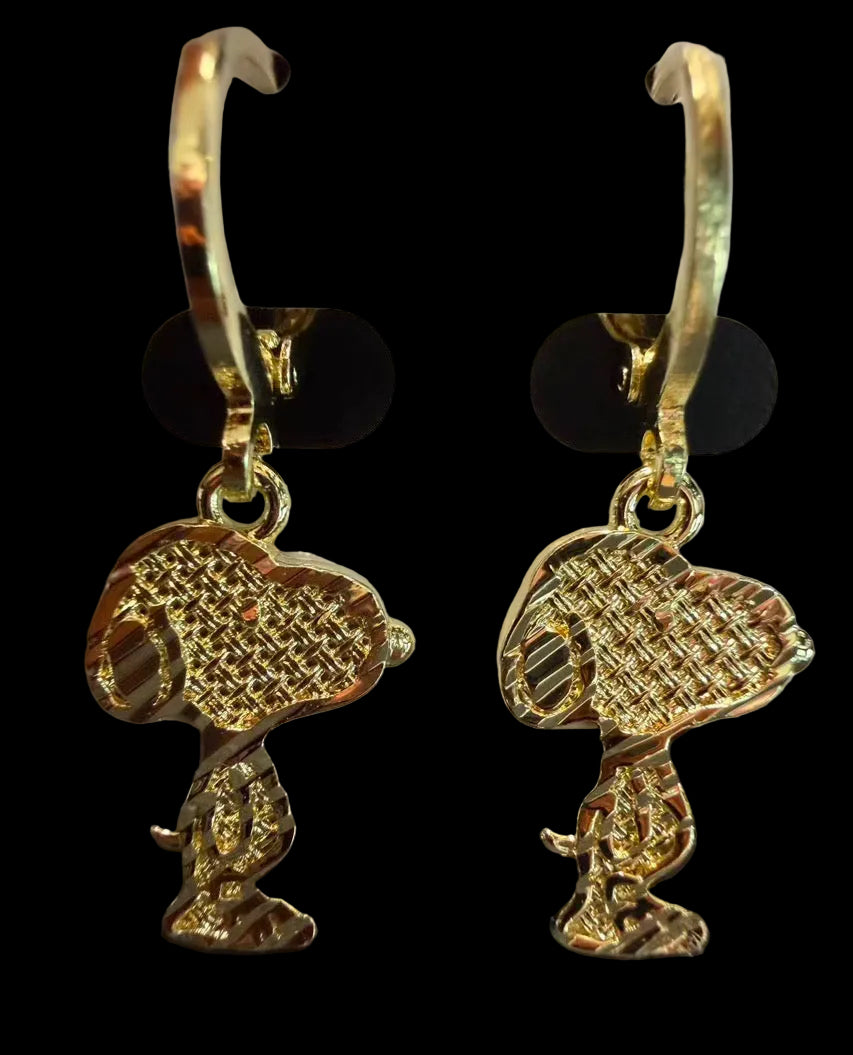 Snoopy Hoop Earrings