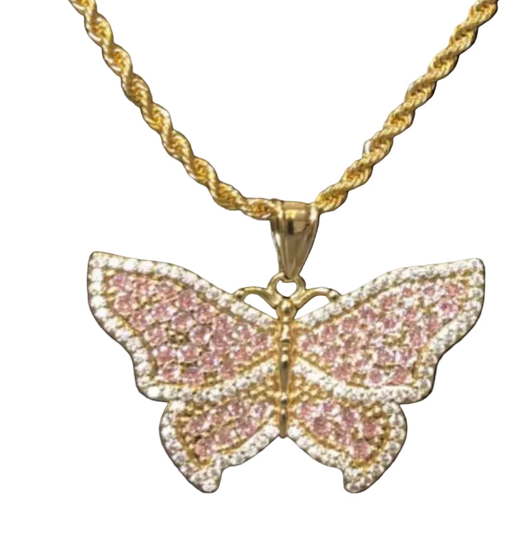 Butterfly Diamond Necklace
