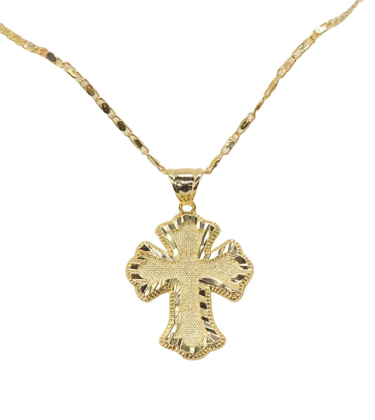 Cross 14k Gold Filled Necklace