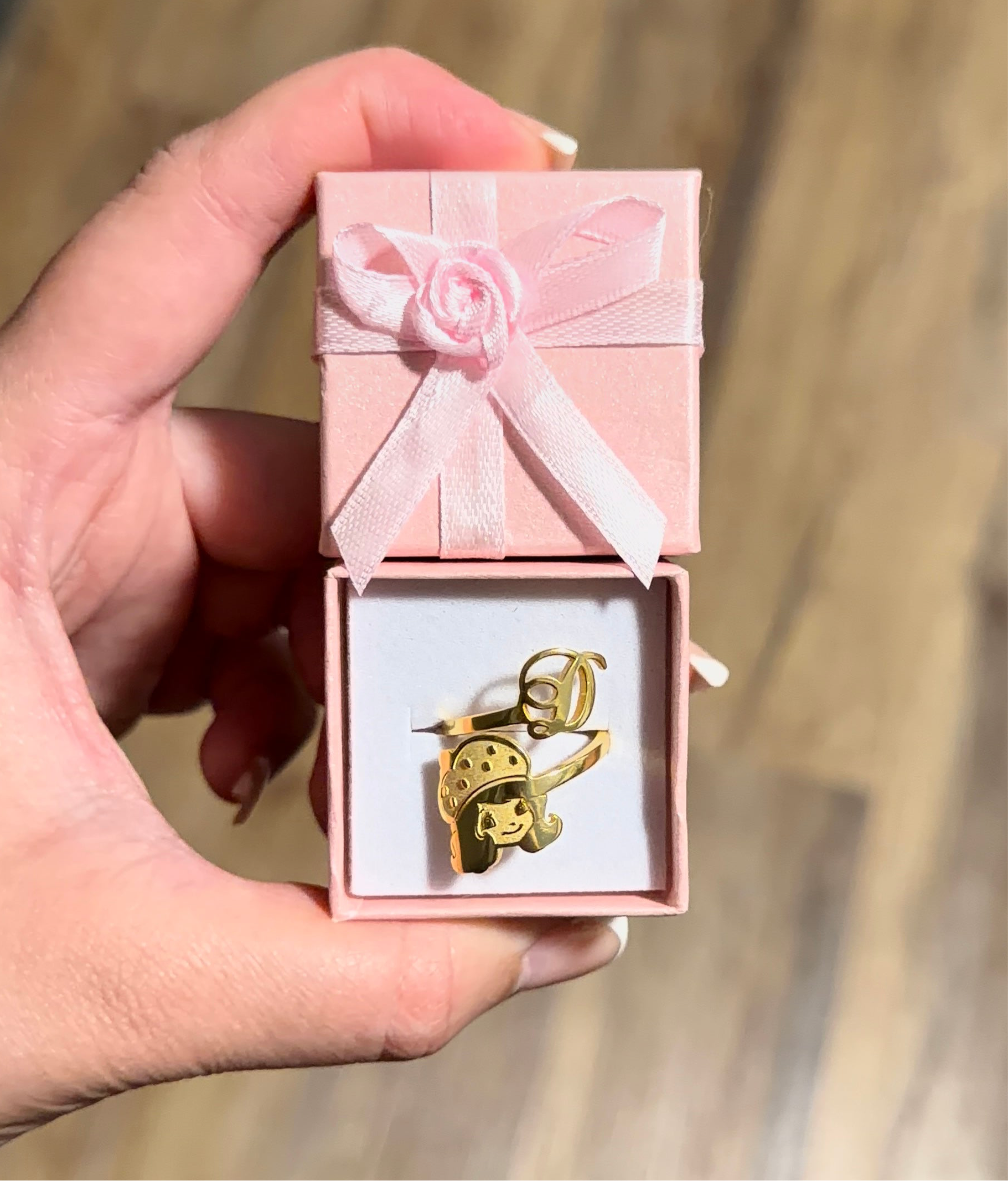Initial/Name Strawberry Shortcake Ring