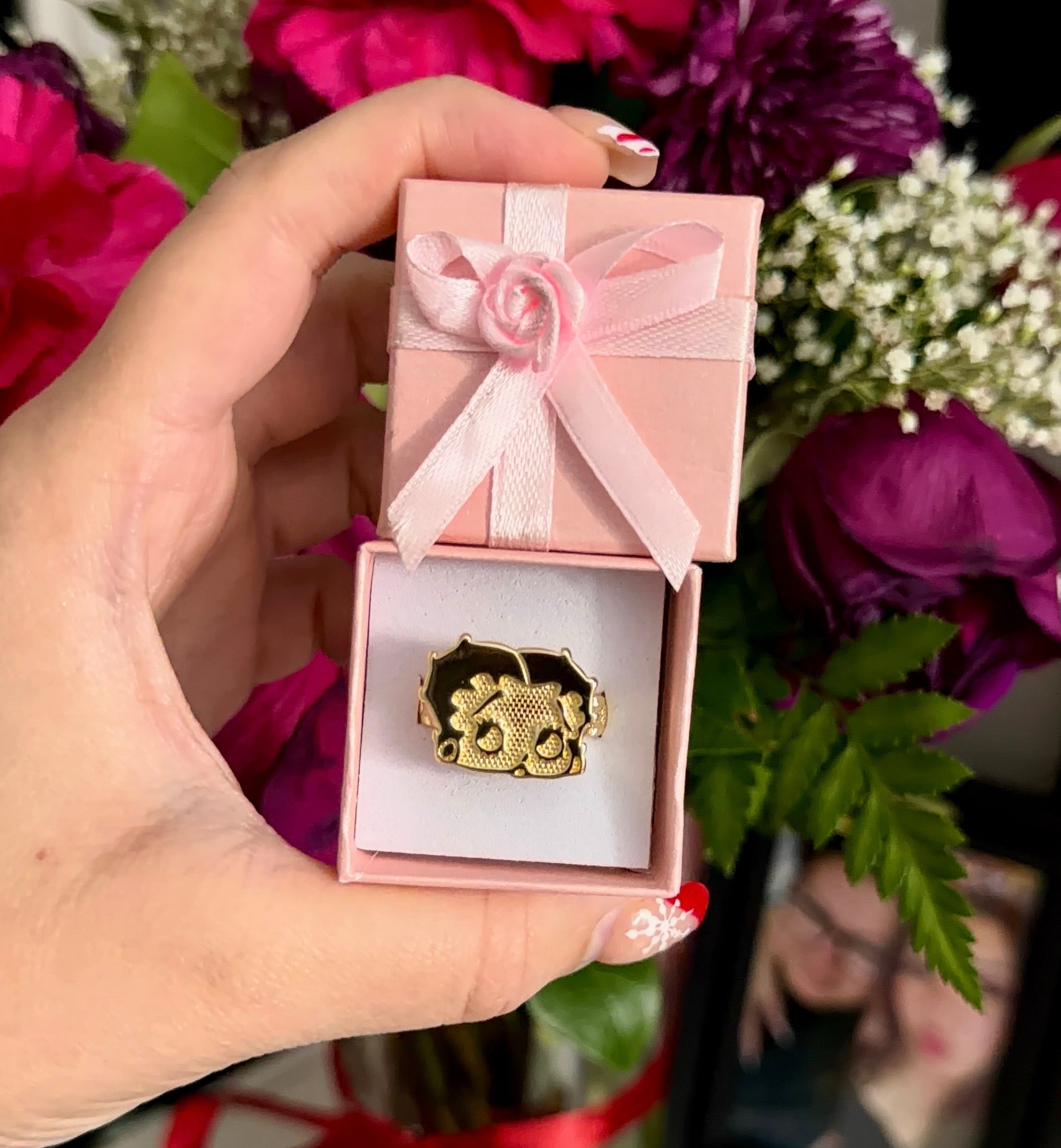 Rolex Betty 14K Gold Plated Ring