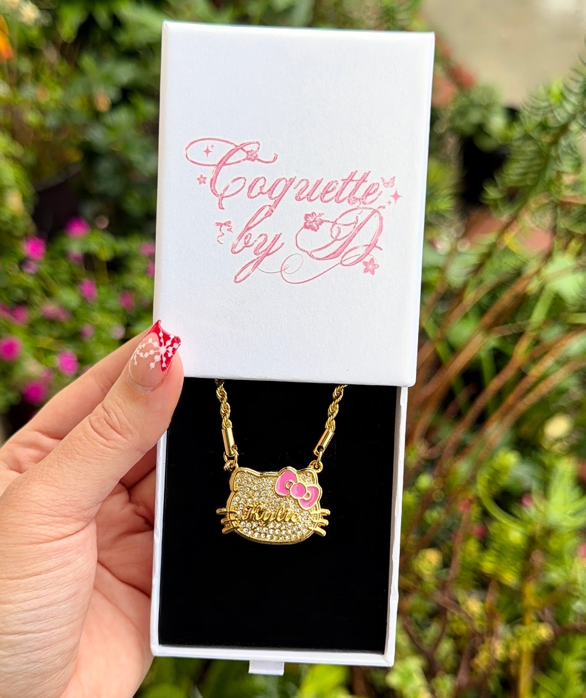 Bling Out Hk Name Necklace