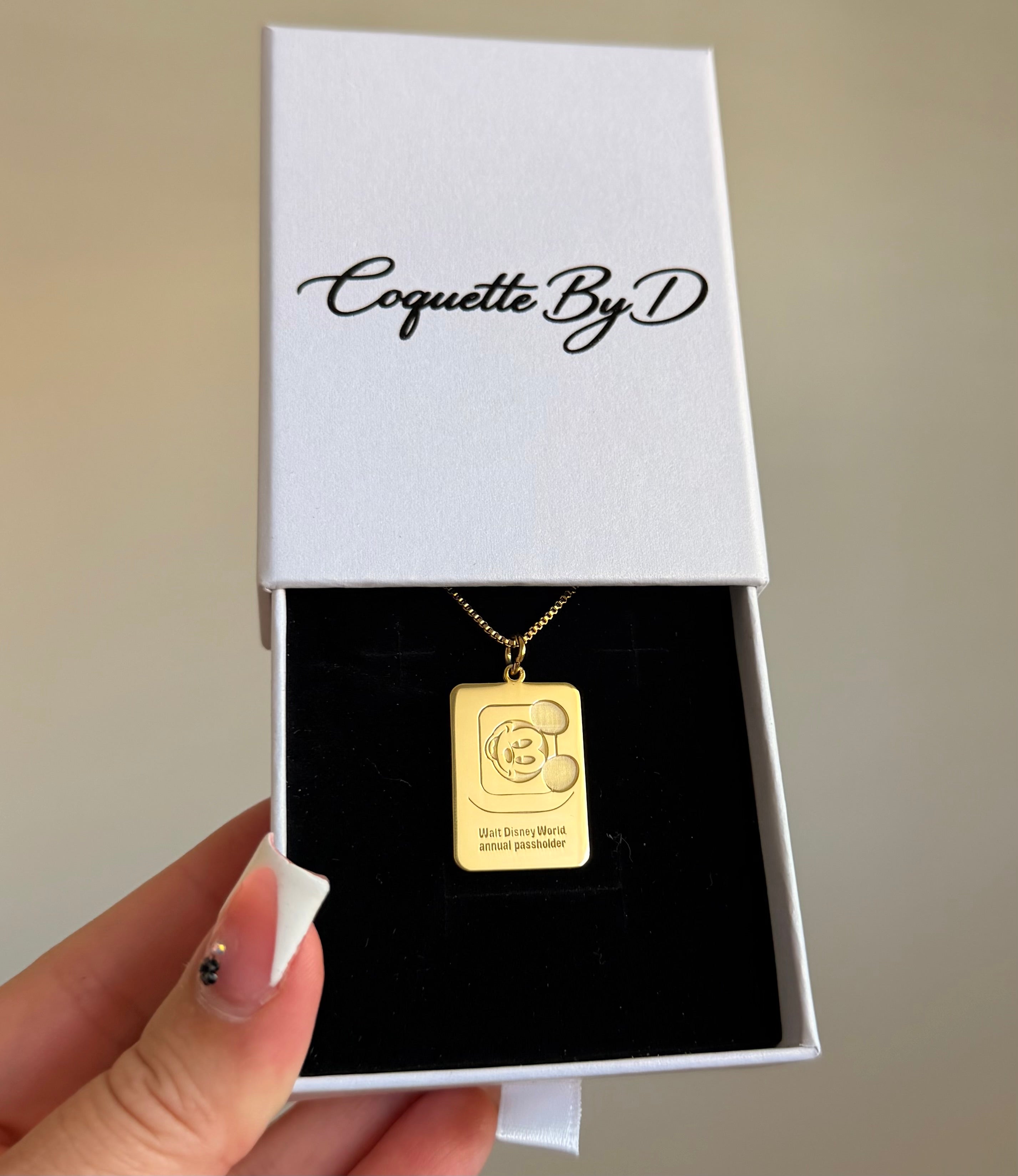 Mouse World Annual Passholder Necklace