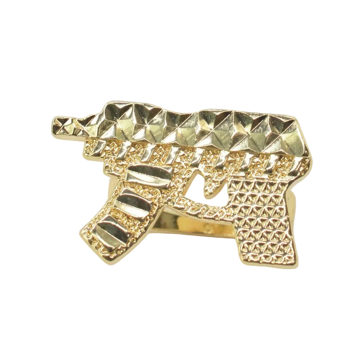 Glock 14k Gold Plated Ring