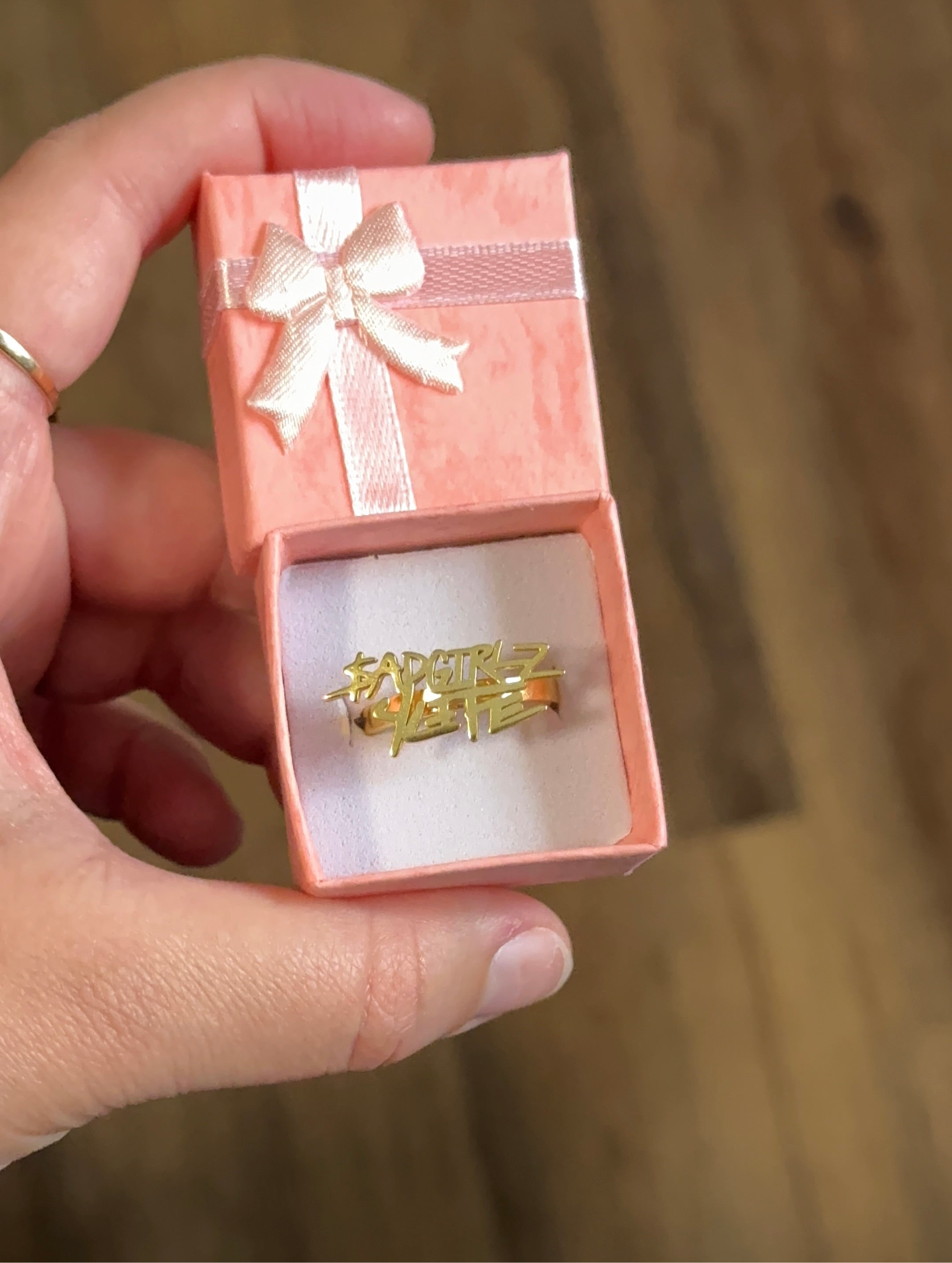 Sad Girlz 4 Life Ring