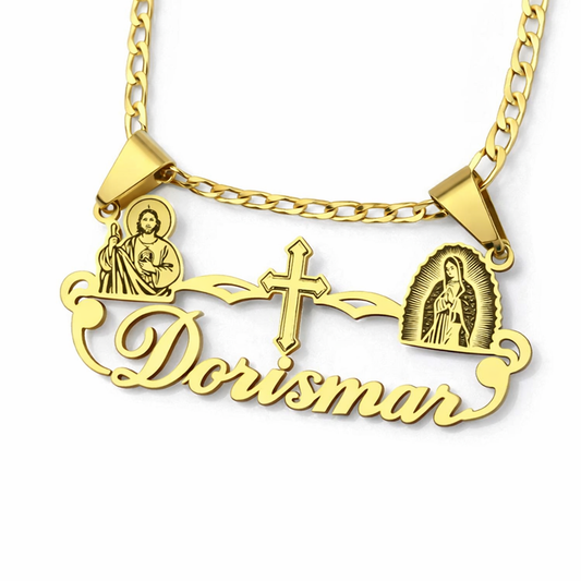 Jesus & Maria Name Necklace