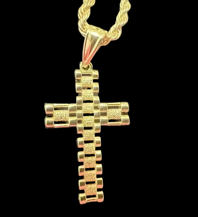 Rolex Cross Necklace