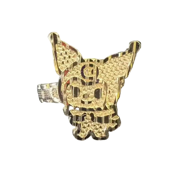 Kuromi Rolex 14k Gold Plated Ring
