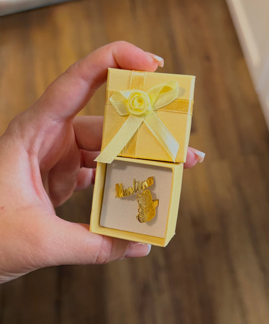 Custom Name/Initial Winnie Pooh Ring