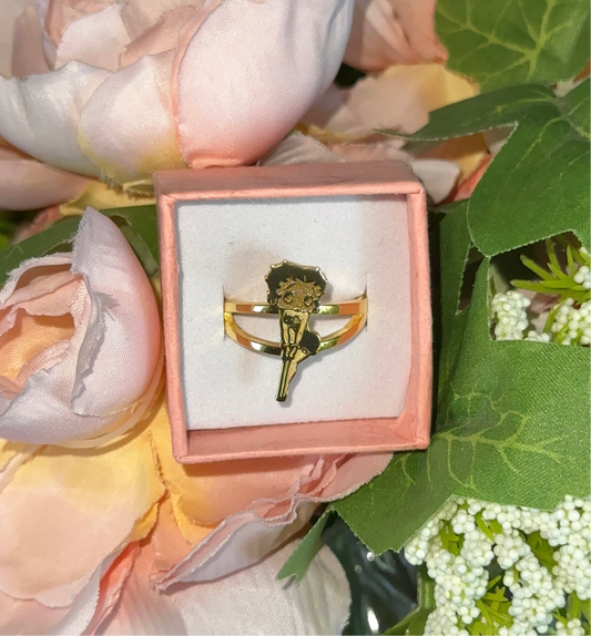 Betty boop full body ring