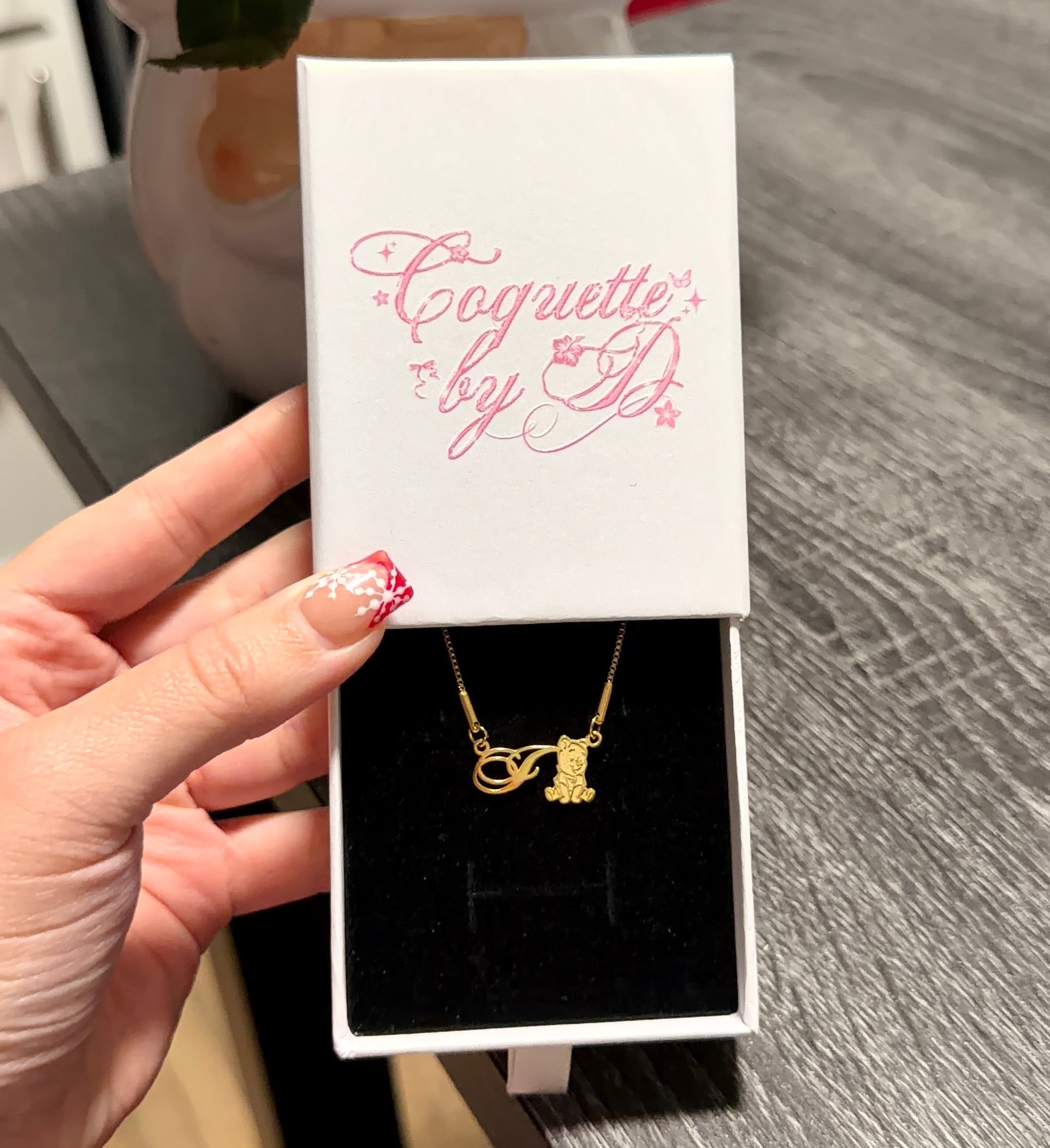 Initial Winnie Necklace