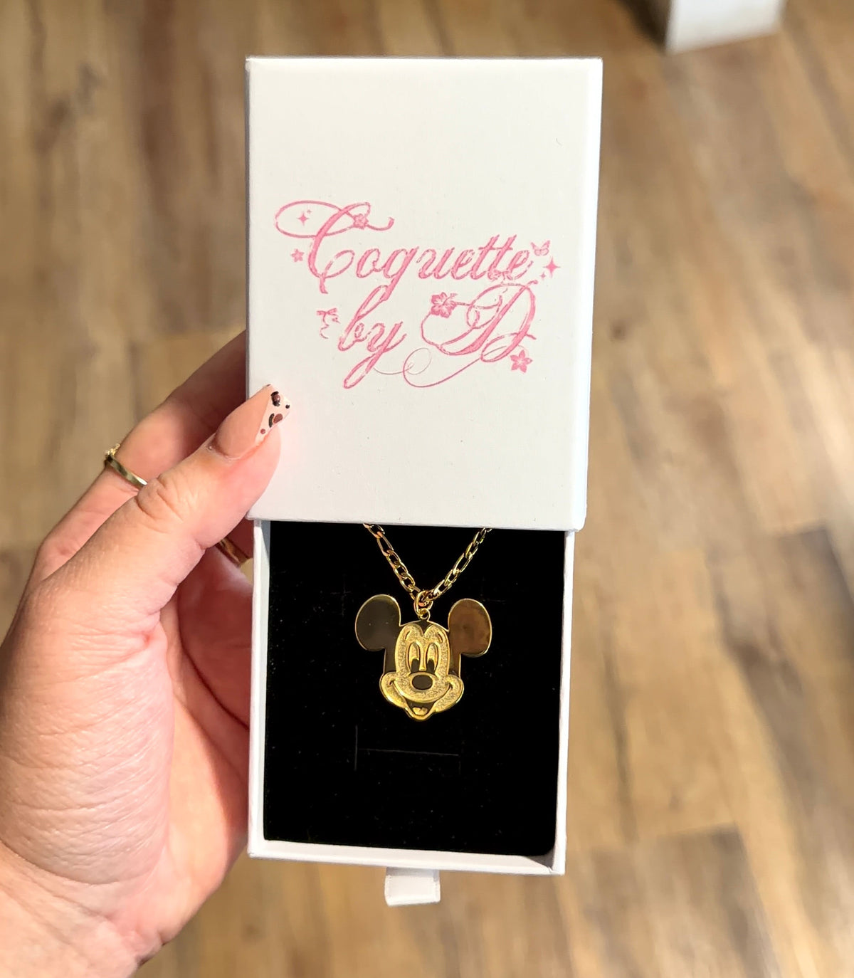 Mouse Pendant Necklace