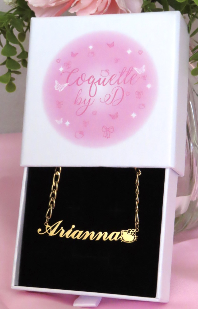 Kitty Name Necklace