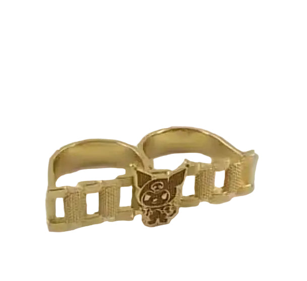 Kuromi Rolex Two Finger Ring