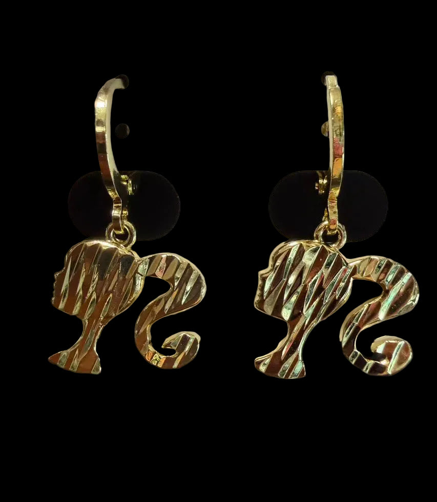 Barbie Hoop Earrings