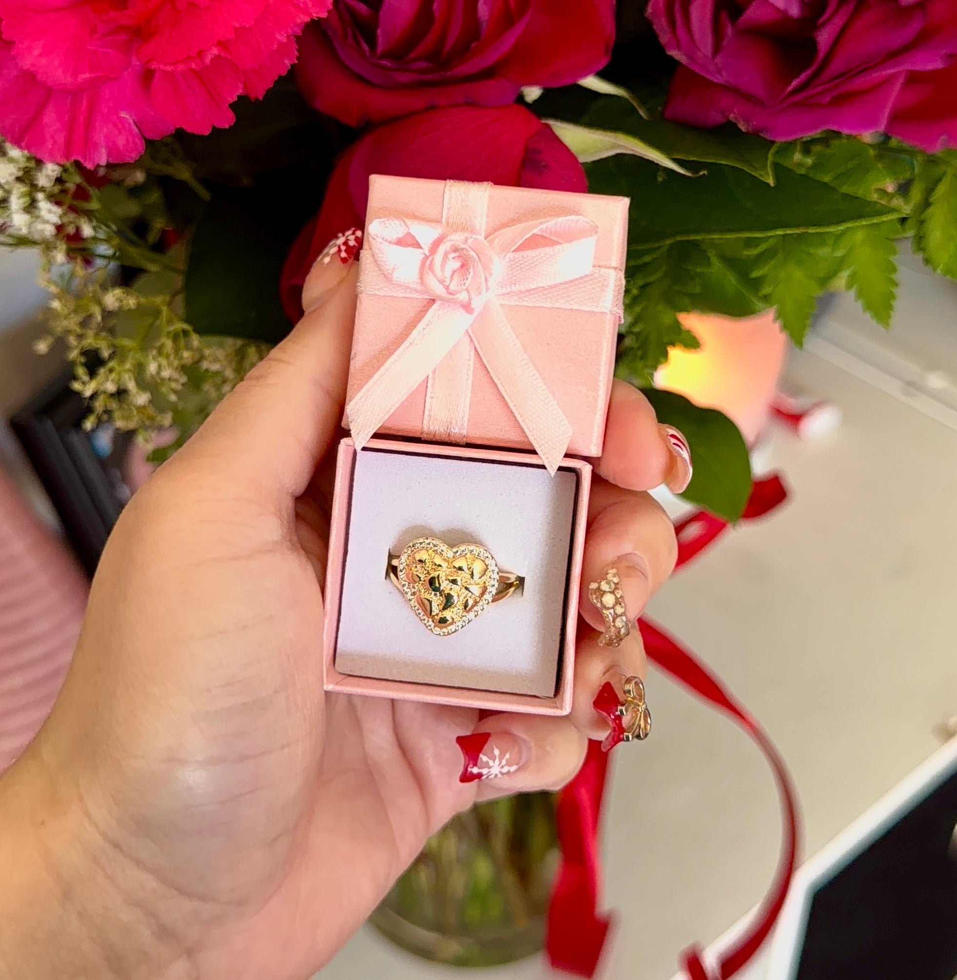 Diamond Heart Ring