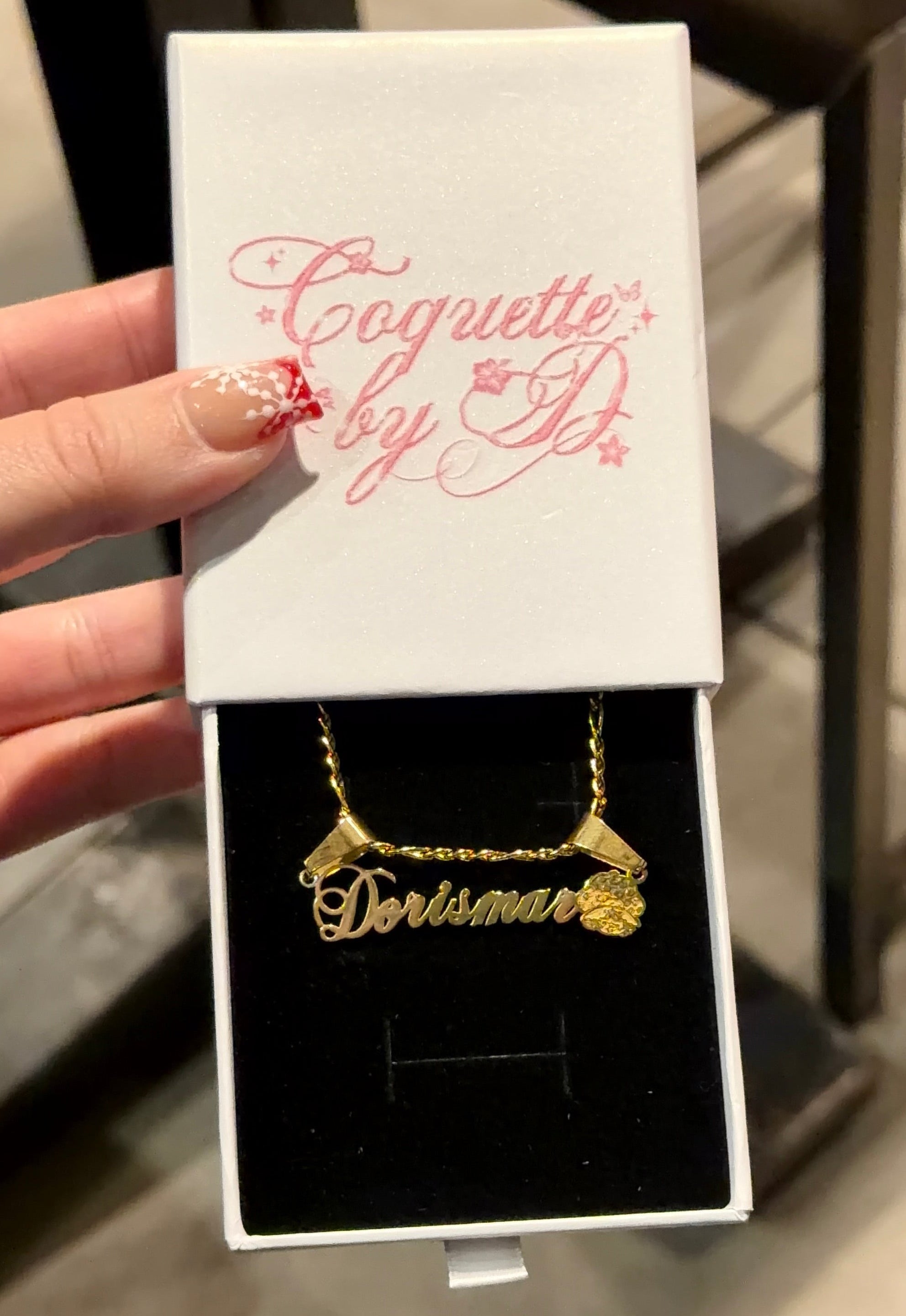 1980 Strawberry Name Necklace
