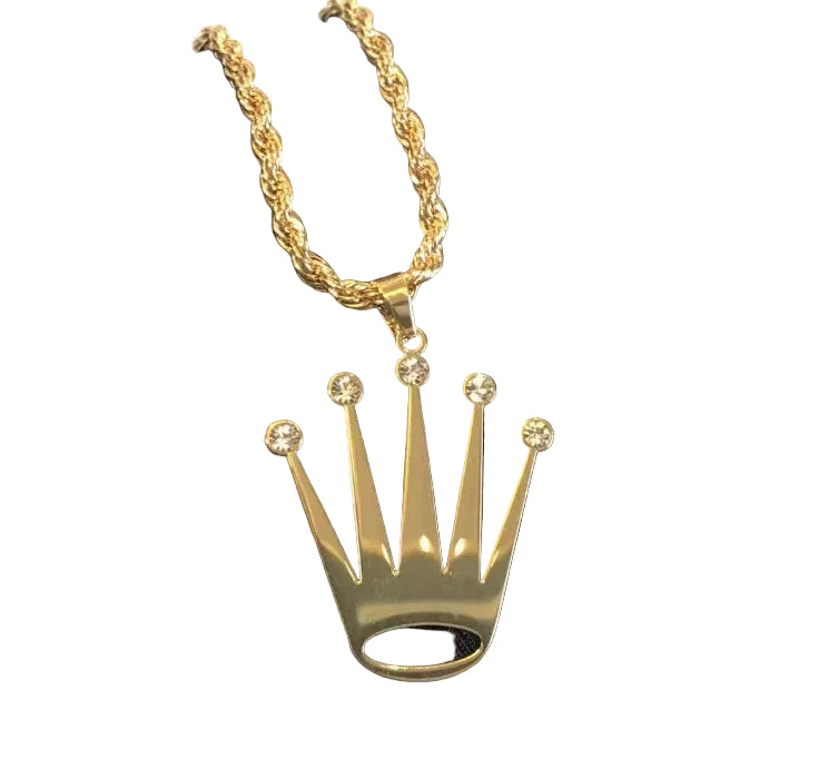 Diamond Crown Necklace