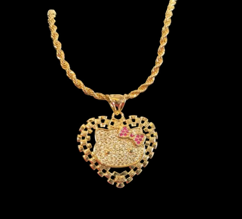 Hk Bling Out Rolex Necklace