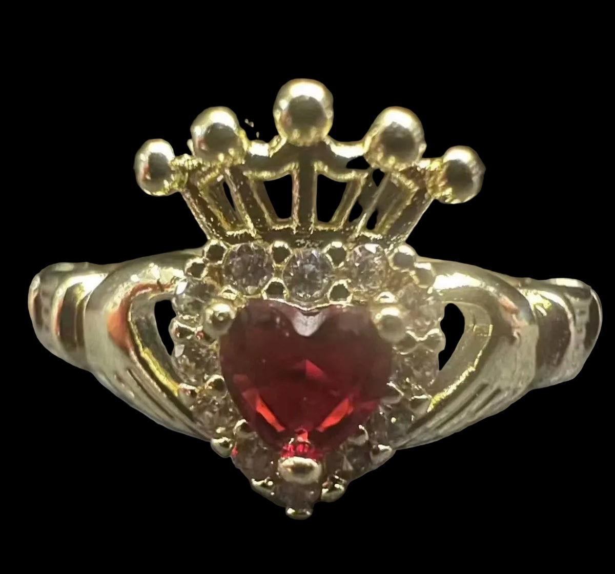 Fancy Red Princess Ring