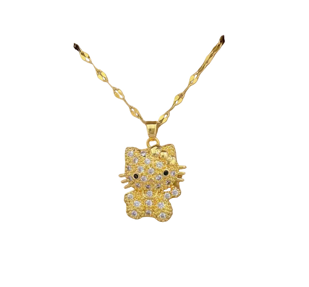 Full Bling Out Hk Necklace
