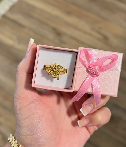 Jack & Sally Heart Ring