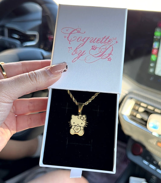 Hk Initial Pendant Necklace