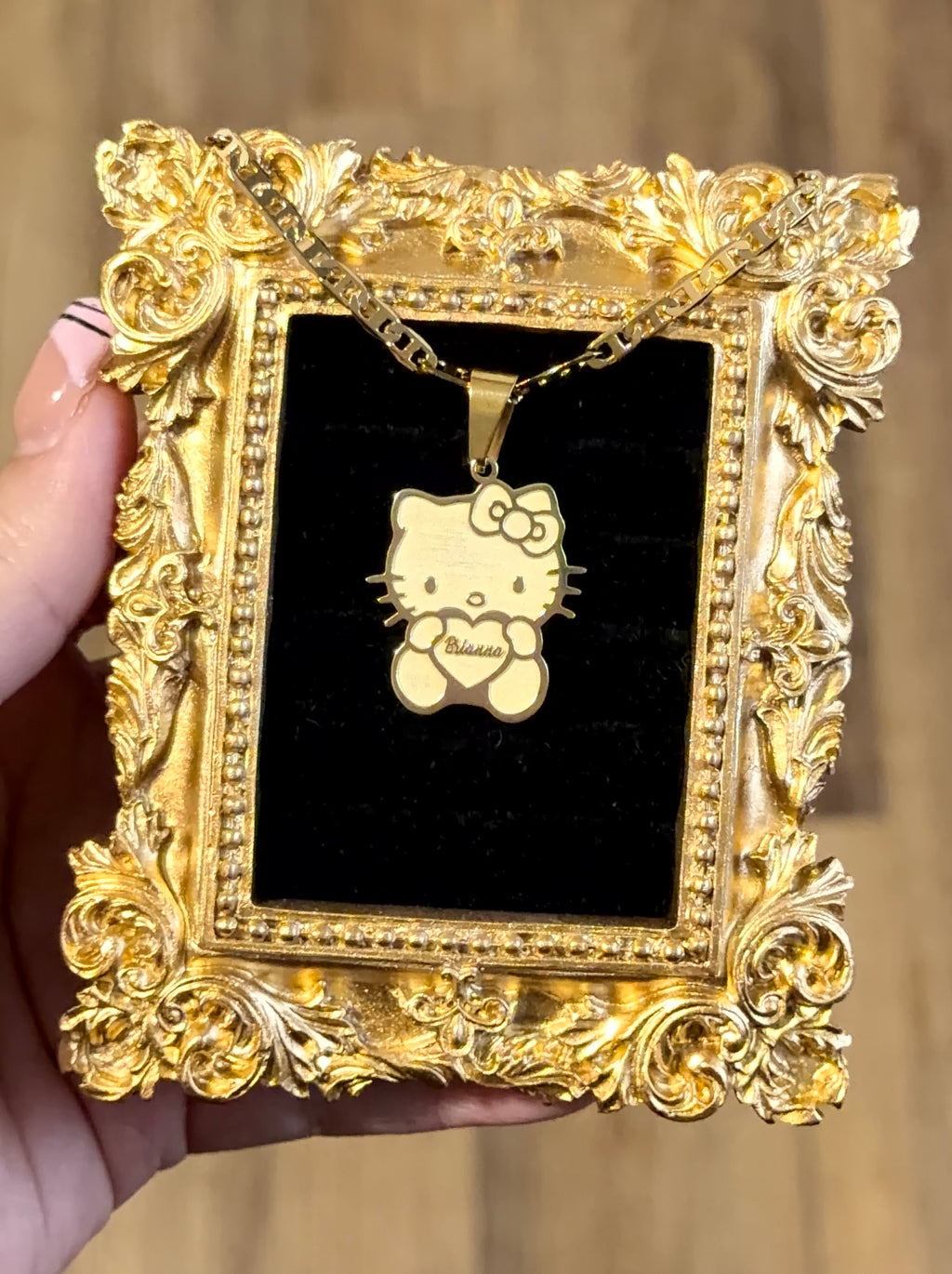 Hk Name Pendant Necklace