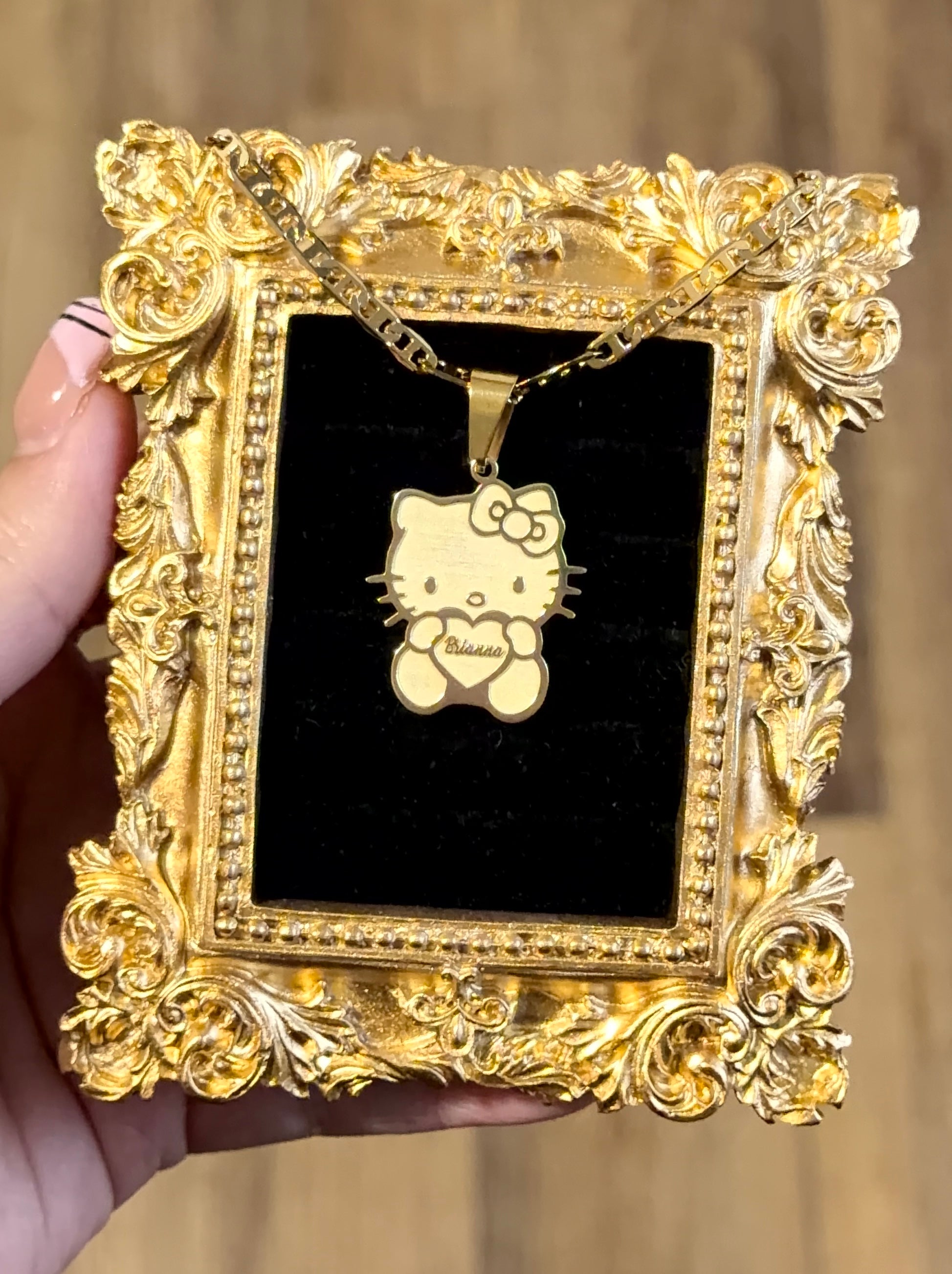 Hk Name Pendant Necklace