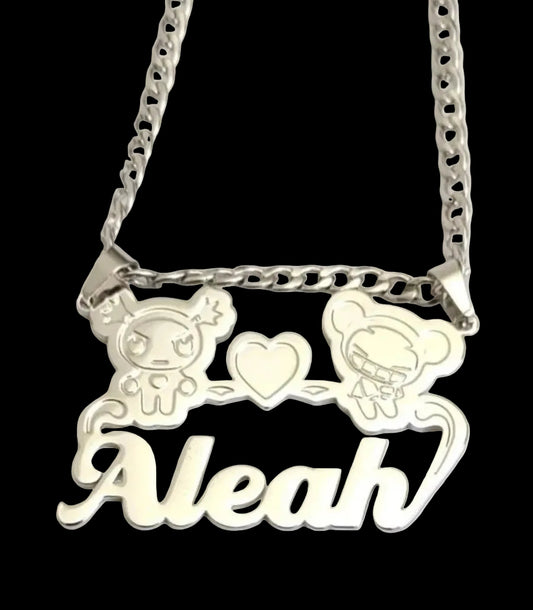 Garu x Pucca Name Necklace