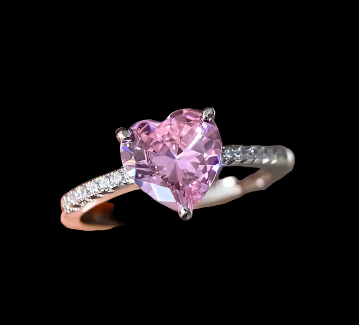 Blush Heart Ring