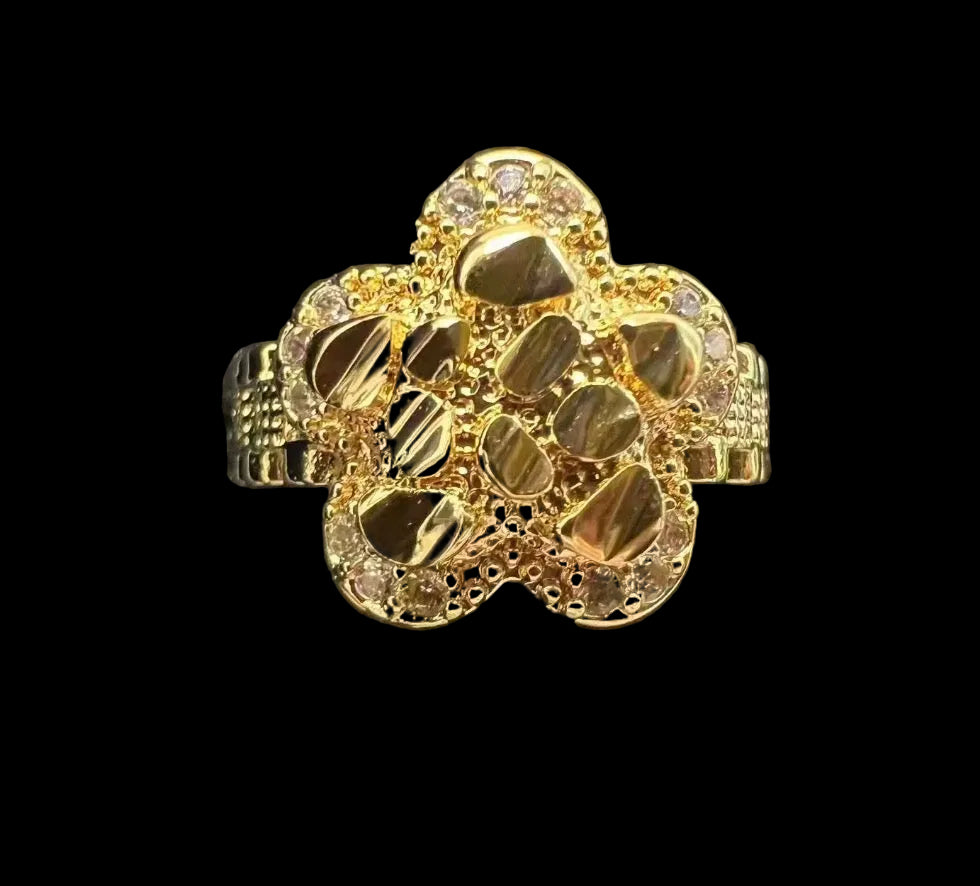 Flower Nugget Ring