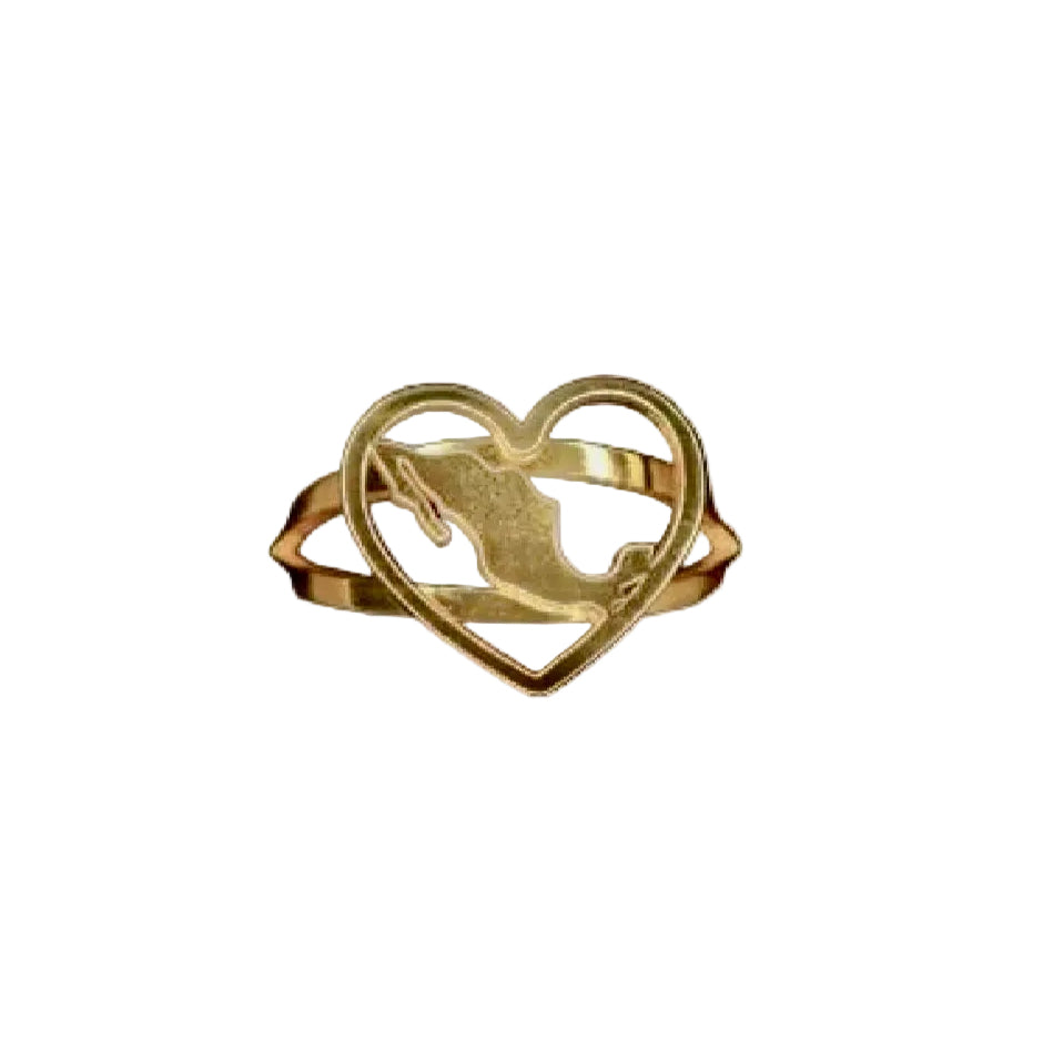Mexico Heart Ring