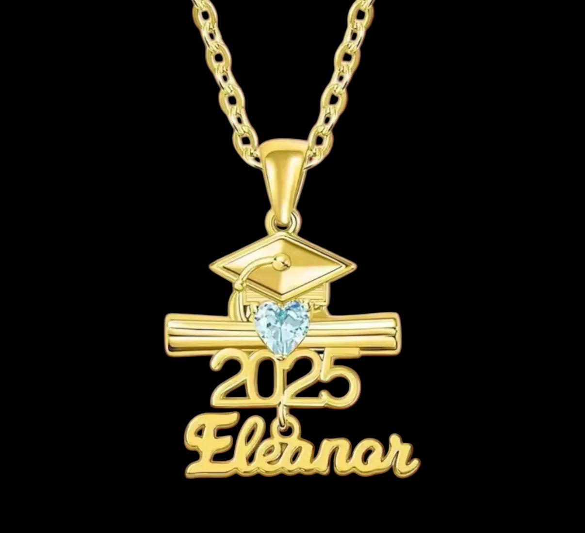 Personalized Grad Name Necklace
