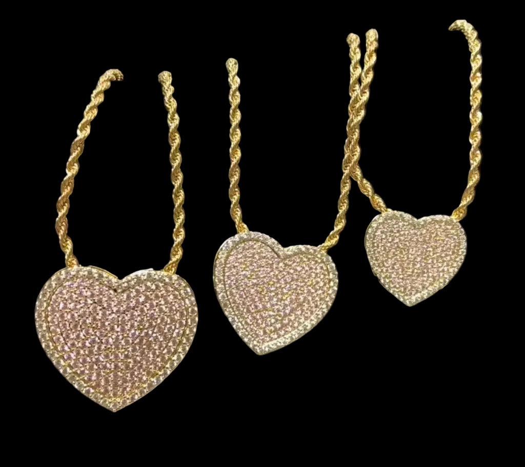 Pink Heart Necklace
