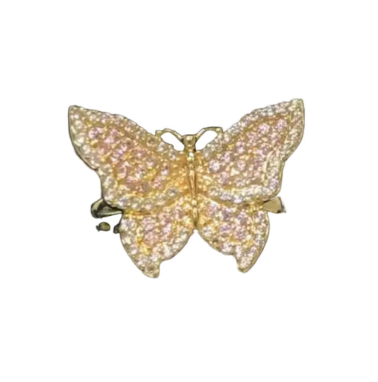 Pink Butterfly Ring